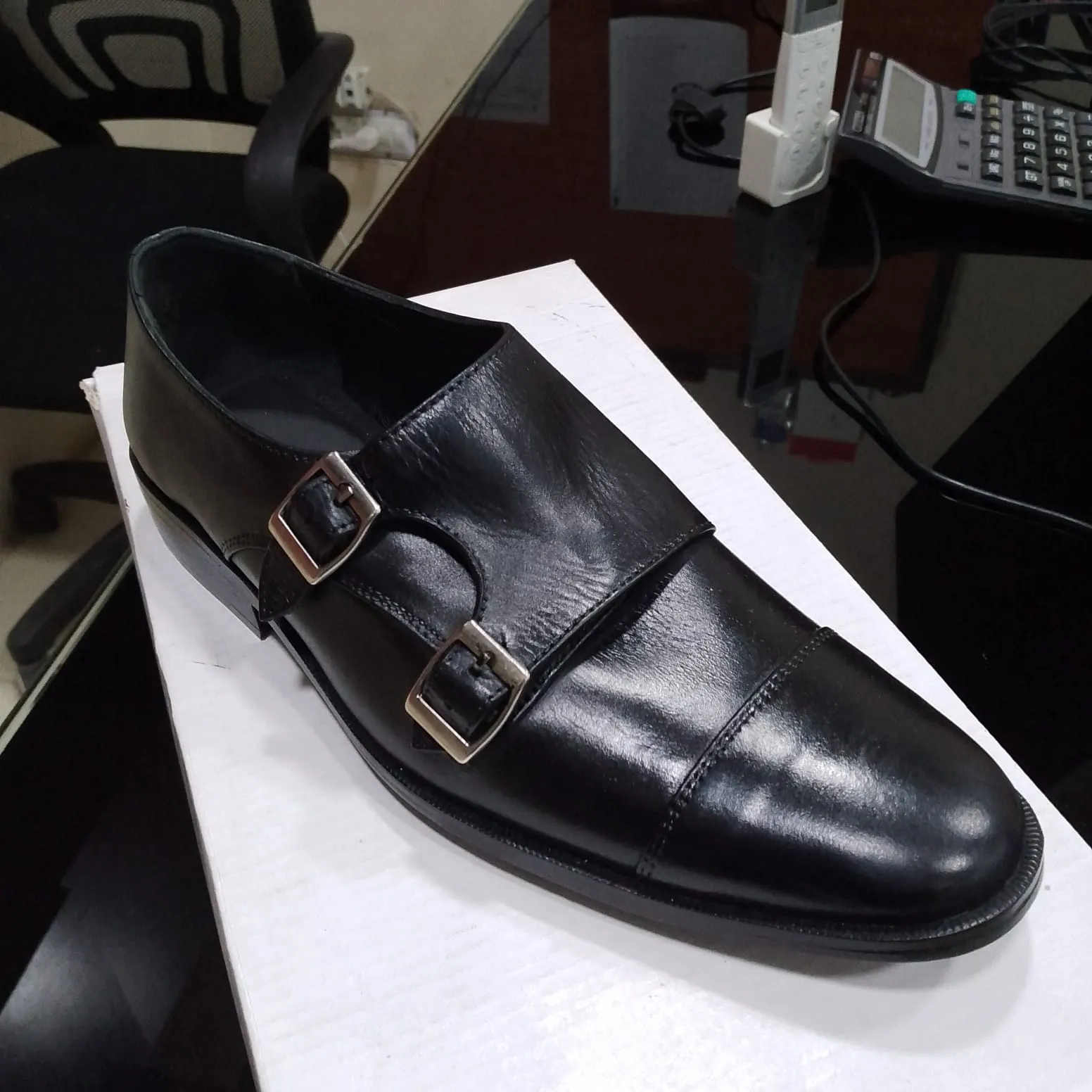 2023 New double monk semi formal shoes