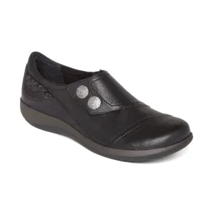 AETREX KARINA WOMEN'S MONK STRAP CASUAL SHOE BLACK