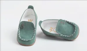 Boys Mint Suede Loafer