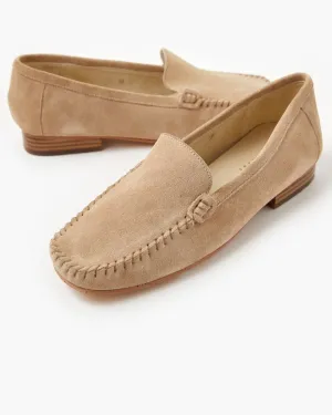 Cigar Suede Loafer - Beige