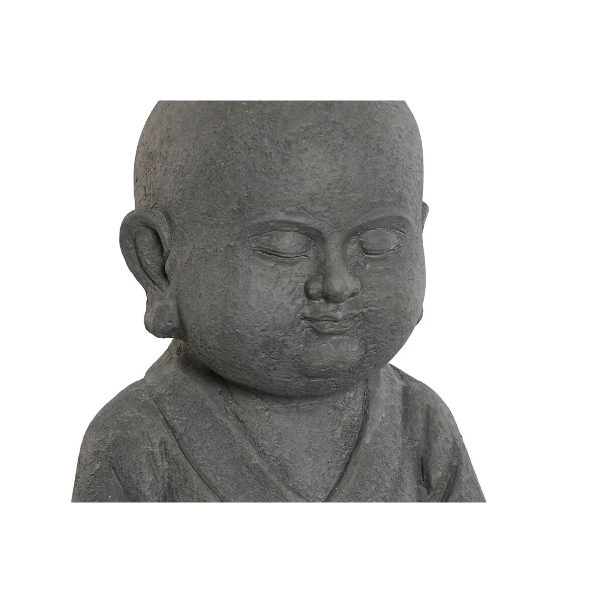 Decorative Figure Home ESPRIT Grey Monk Oriental 30 x 30 x 53 cm