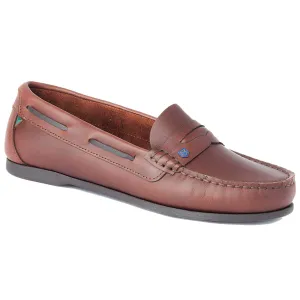 DUBARRY Ladies Belize Deck Shoes - Mahogany