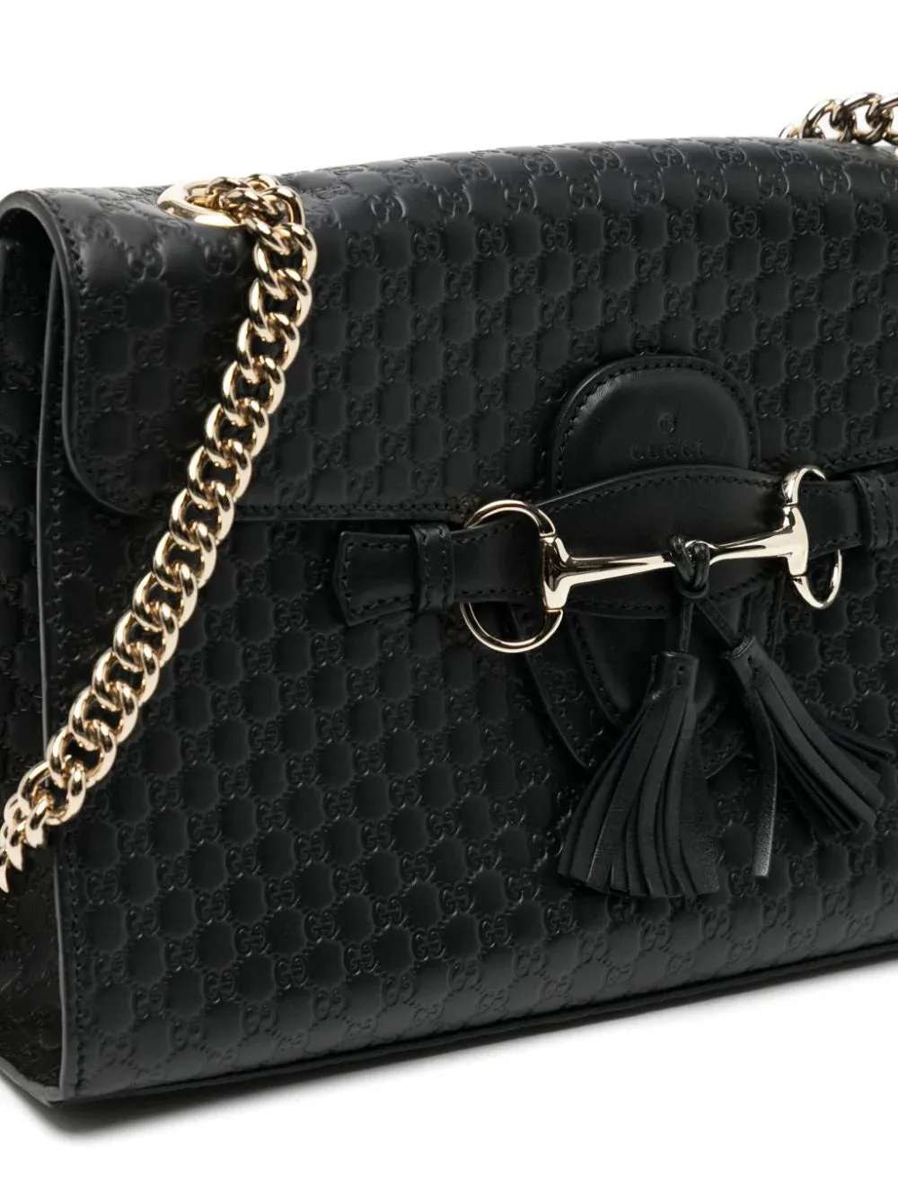 Guccissima horsebit-detail shoulder bag