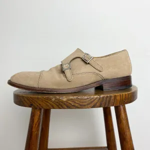 Light Suede Monk Shoes - EU 42 1/2