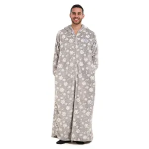 Snuggs Monk Wearable Blanket Snowflakes Grey