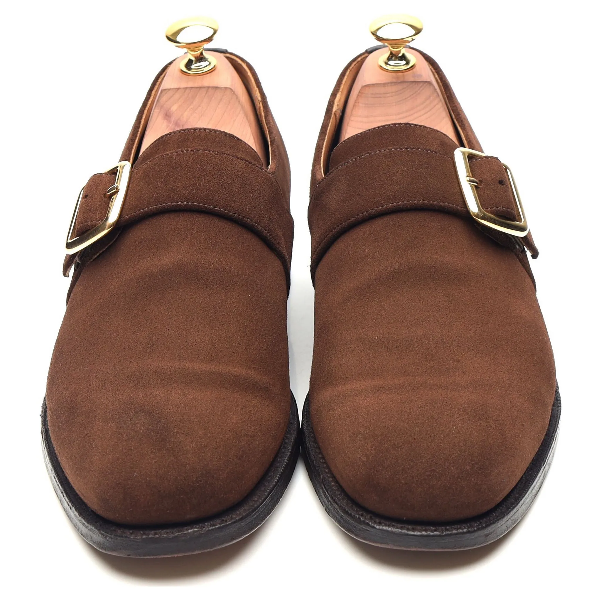 'Westbury' Brown Suede Monk Strap UK 6.5 F