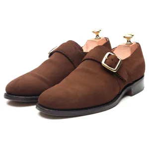 'Westbury' Brown Suede Monk Strap UK 6.5 F