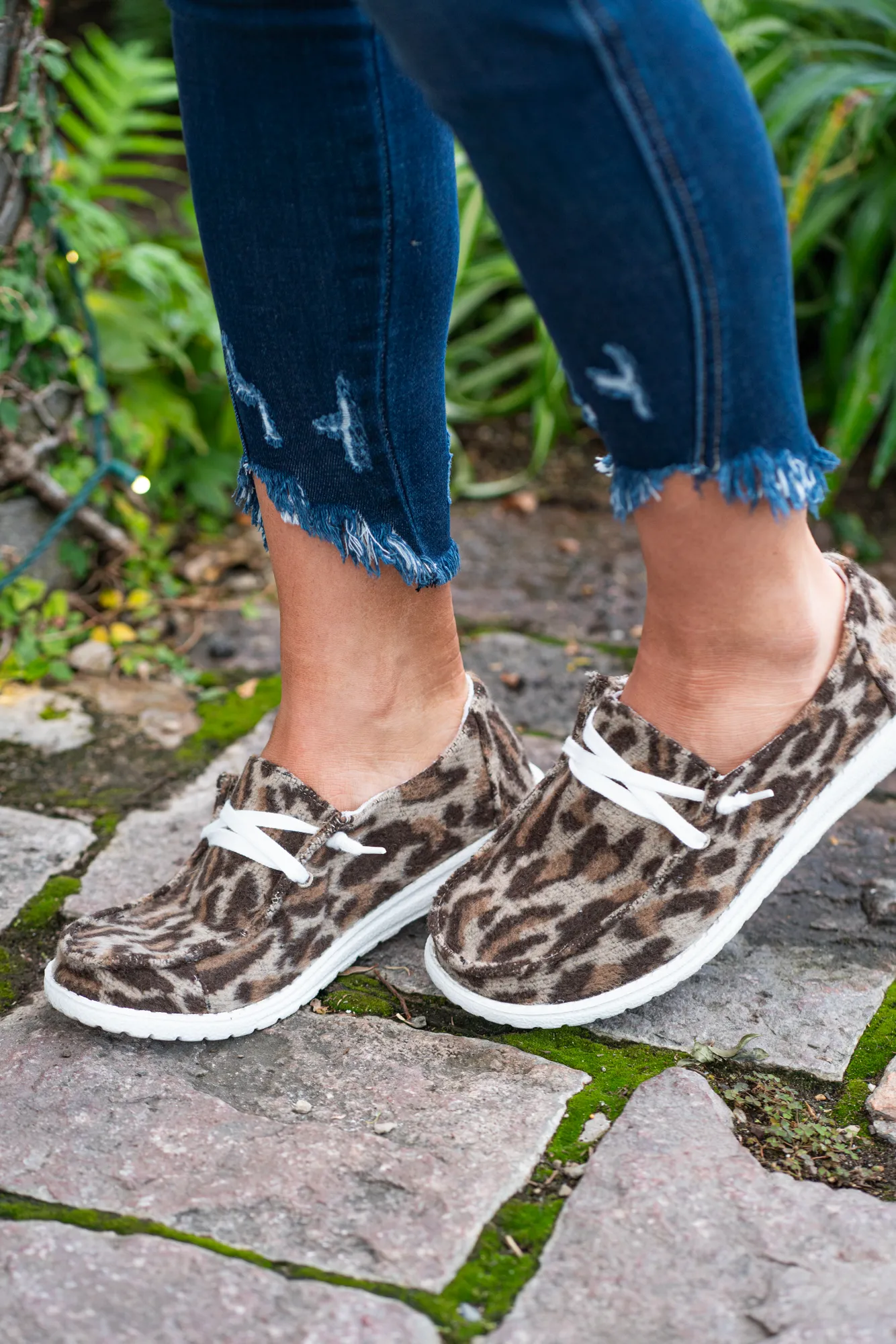 Yogi Sneakers Taupe Leopard